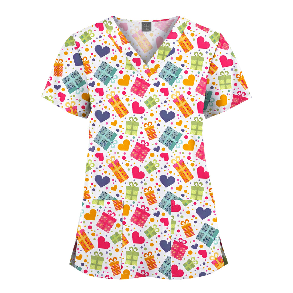 Scrub Premium Floral Garden - Conforto e Estilo no Plantão