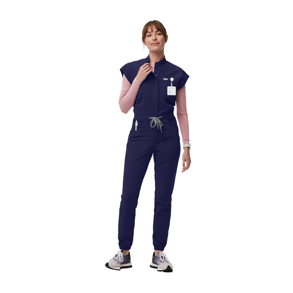 Women's Nurse Uniform Set - Bat Sleeve One-Piece Design for Handwashing & Daily Care | High-Qility Workwear