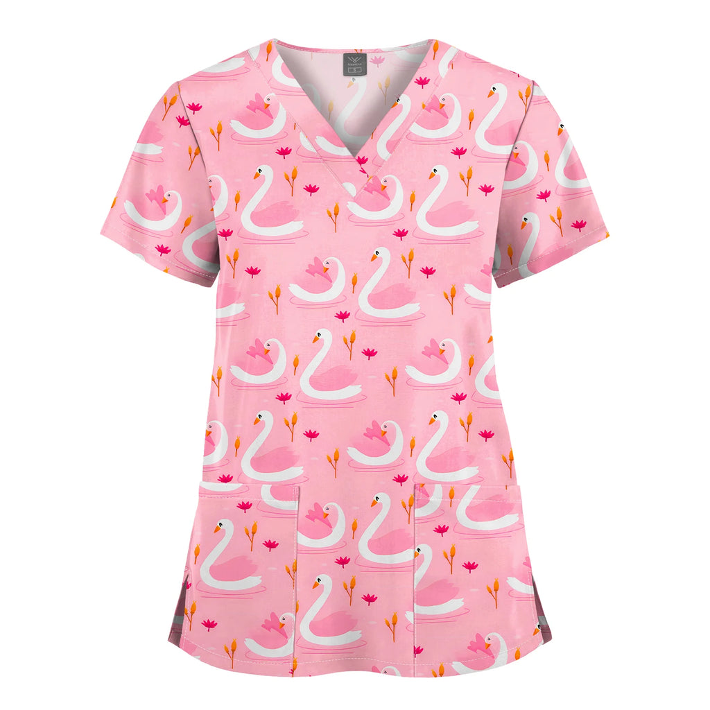 Scrub Premium Floral Garden - Conforto e Estilo no Plantão