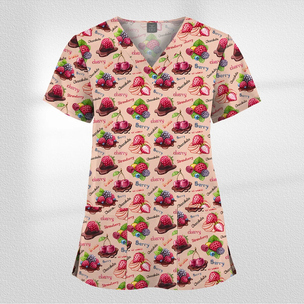 Scrub Premium Floral Garden - Conforto e Estilo no Plantão