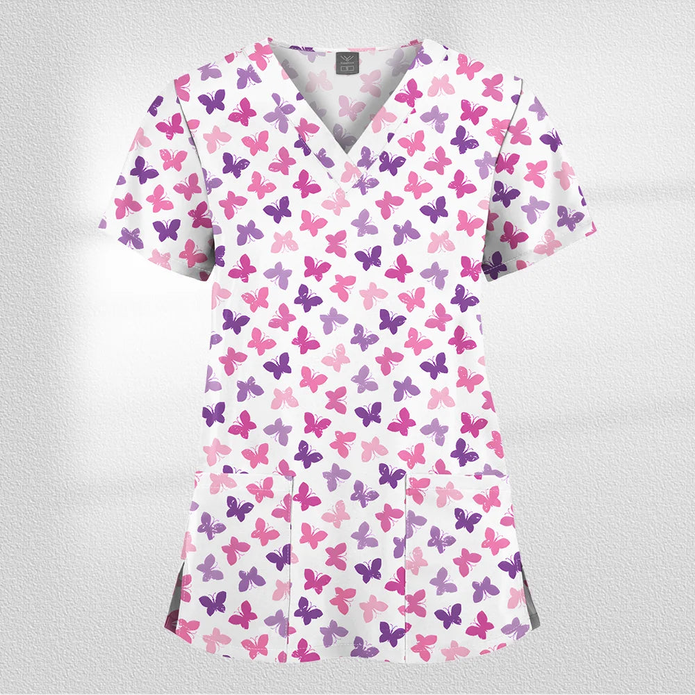 Scrub Premium Floral Garden - Conforto e Estilo no Plantão