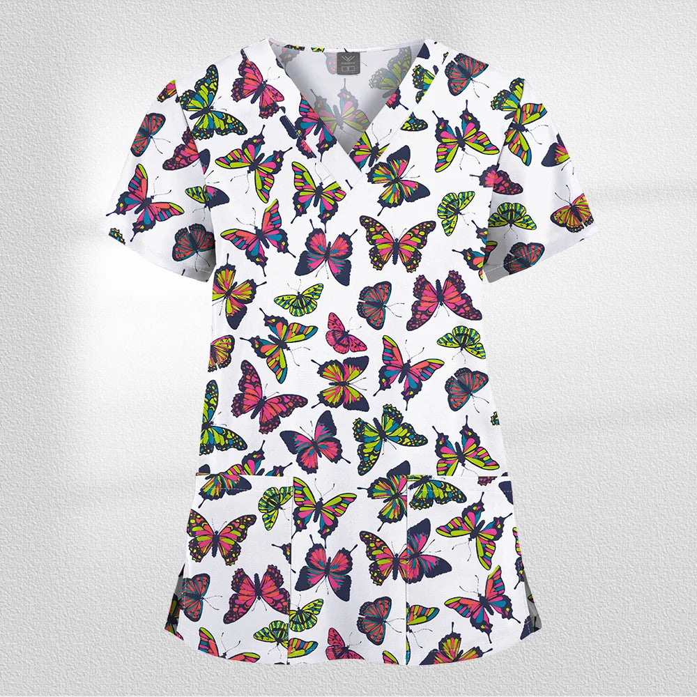 Scrub Premium Floral Garden - Conforto e Estilo no Plantão