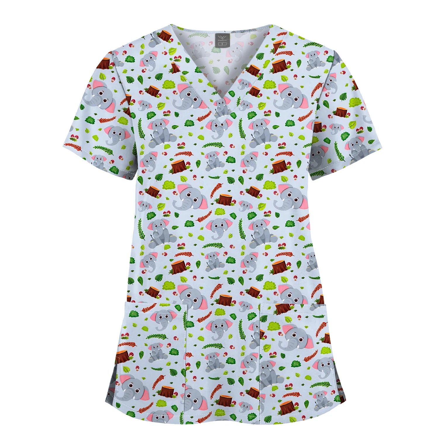 Scrub Premium Floral Garden - Conforto e Estilo no Plantão