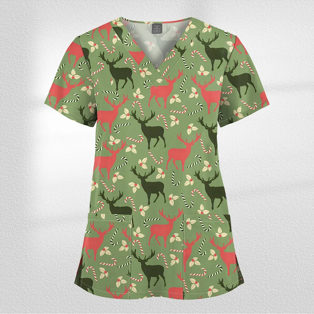 Scrub Premium Floral Garden - Conforto e Estilo no Plantão